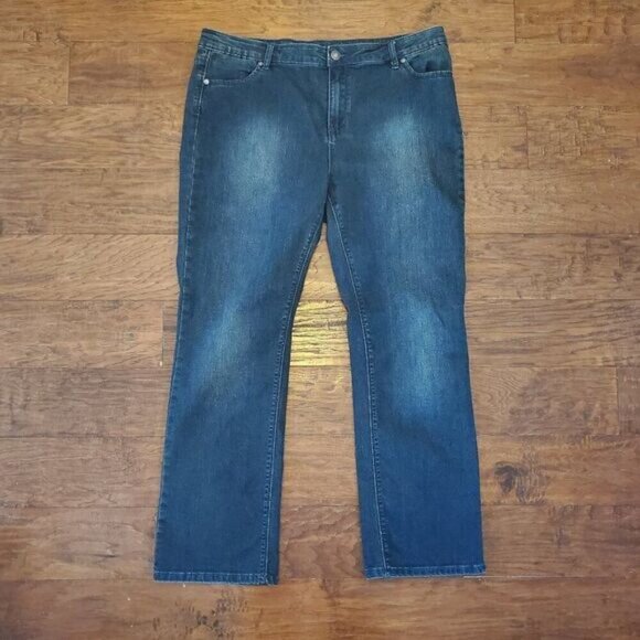 BUFFALO DAVID BITTON 𝅺Misha Mid Rise Straight Leg Jeans 16 - Picture 1 of 9